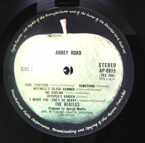 The Beatles : Abbey Road (LP, Album, RE)