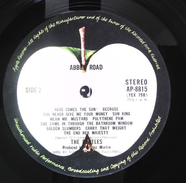 The Beatles : Abbey Road (LP, Album, RE)