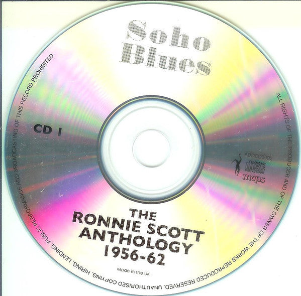 Ronnie Scott : Soho Blues - The Ronnie Scott Anthology 1956-62 (2xCDr, Comp)