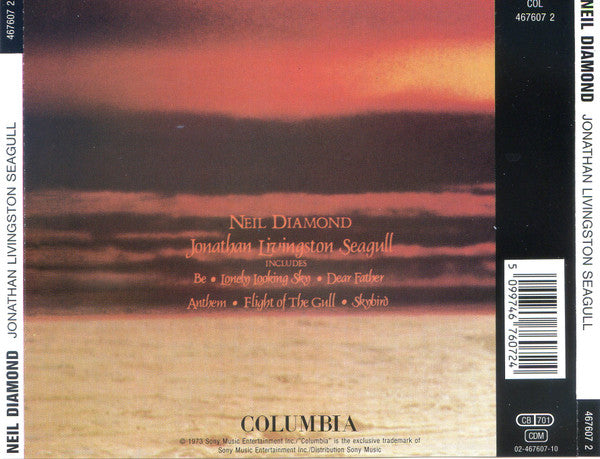 Neil Diamond : Jonathan Livingstone Seagull (Original motion picture soundtrack) (CD, Album, RE)