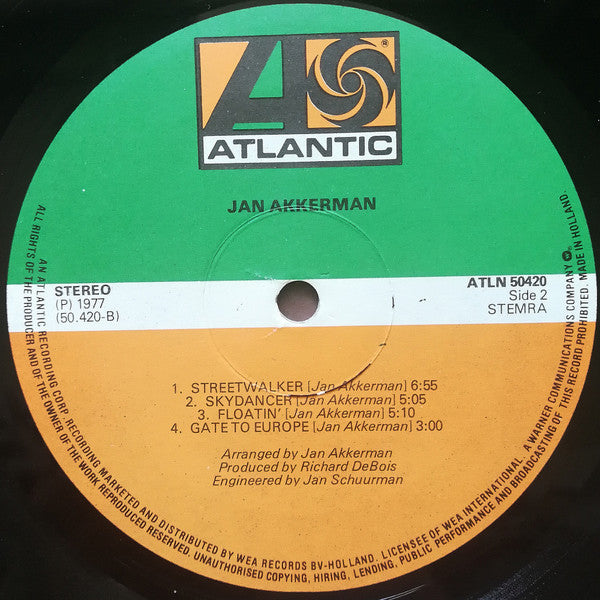 Jan Akkerman : Jan Akkerman (LP, Album)