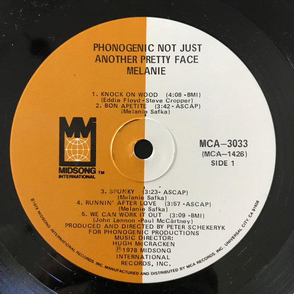 Melanie (2) : Phonogenic Not Just Another Pretty Face (LP, Album, Glo)