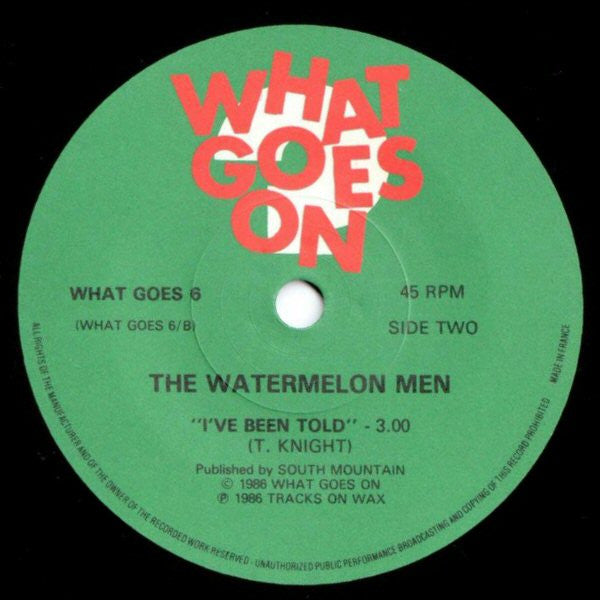 Watermelon Men : Seven Years (7", Single)