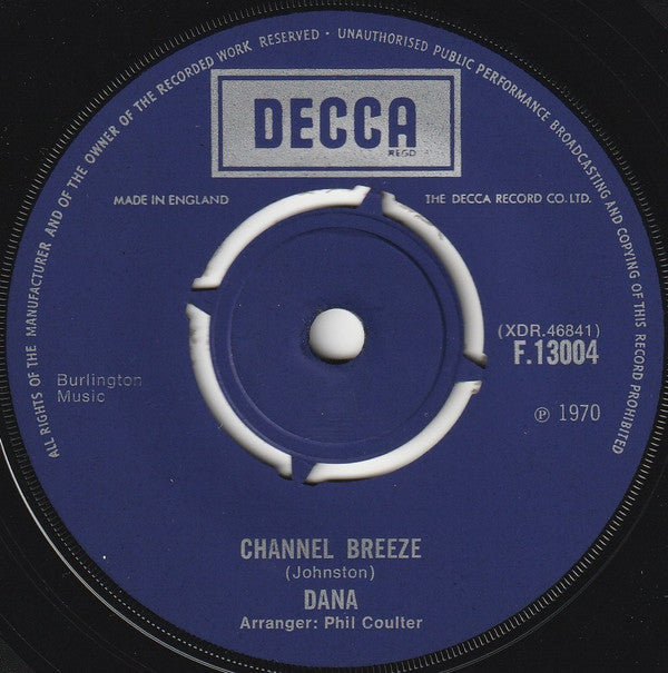 Dana (9) : All Kinds Of Everything / Channel Breeze (7")