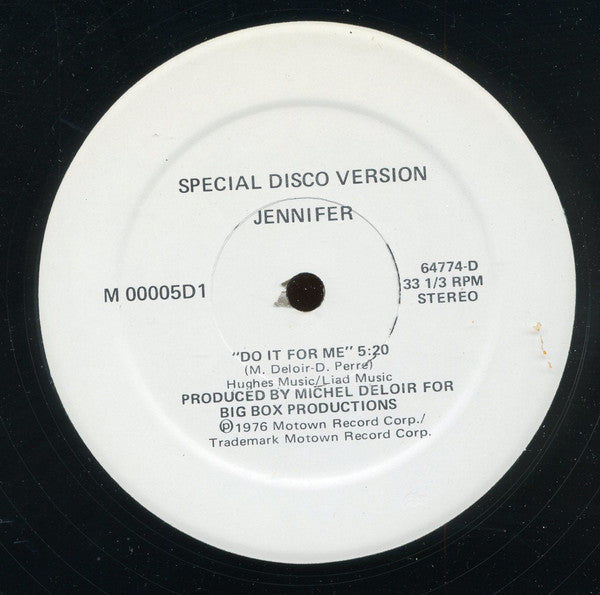 Jennifer (6) / Syreeta : Do It For Me / One To One (12")