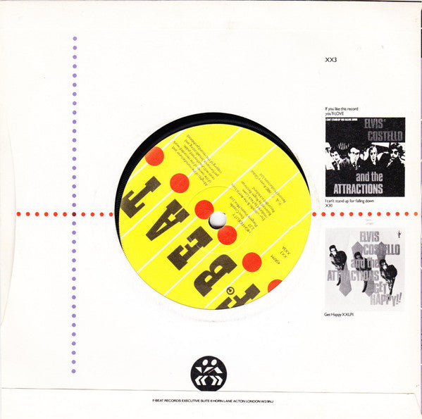 Elvis Costello & The Attractions : High Fidelity (7", Single, Hig)