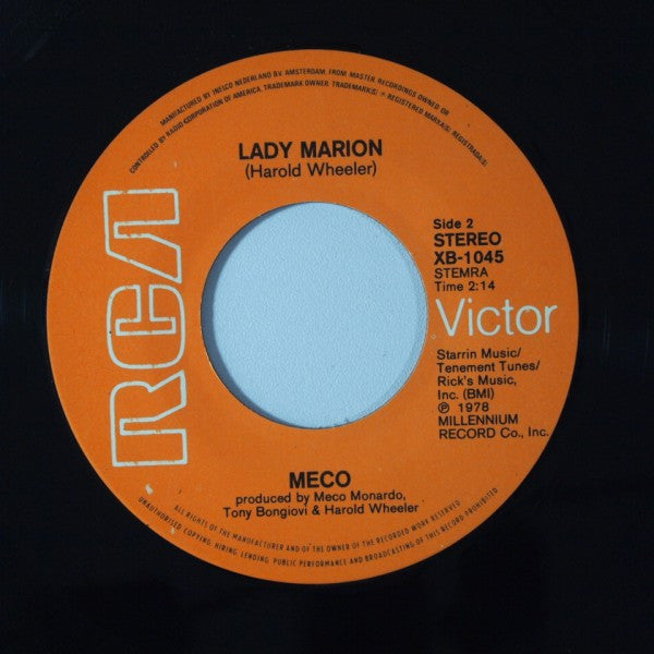 Meco* : Topsy / Lady Marion (7")