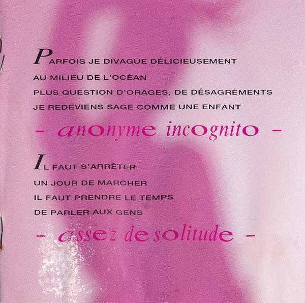 Jo Lemaire : Aujourd'hui (CD, Album)