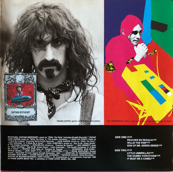 Frank Zappa : Hot Rats (LP, Album, RE, Gat)