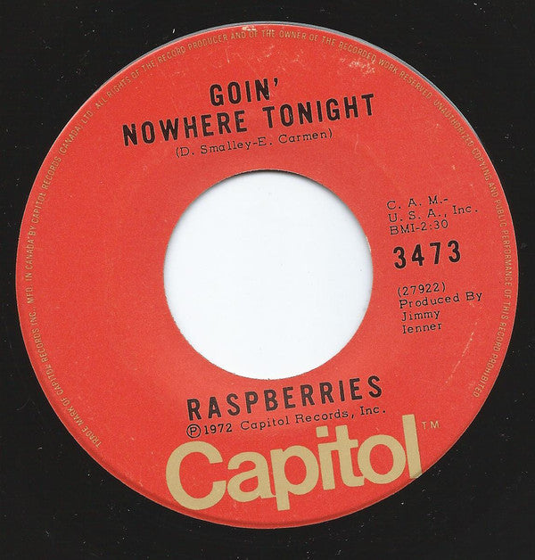 Raspberries : I Wanna Be With You  (7", Single)