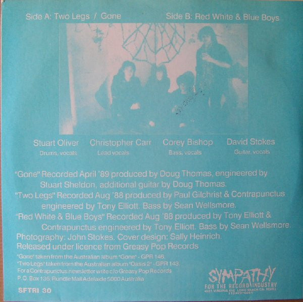 Contrapunctus : Two Legs (7", Pin)