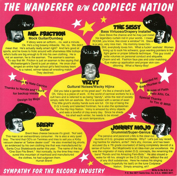 Diesel Queens : The Wanderer (7", Single)