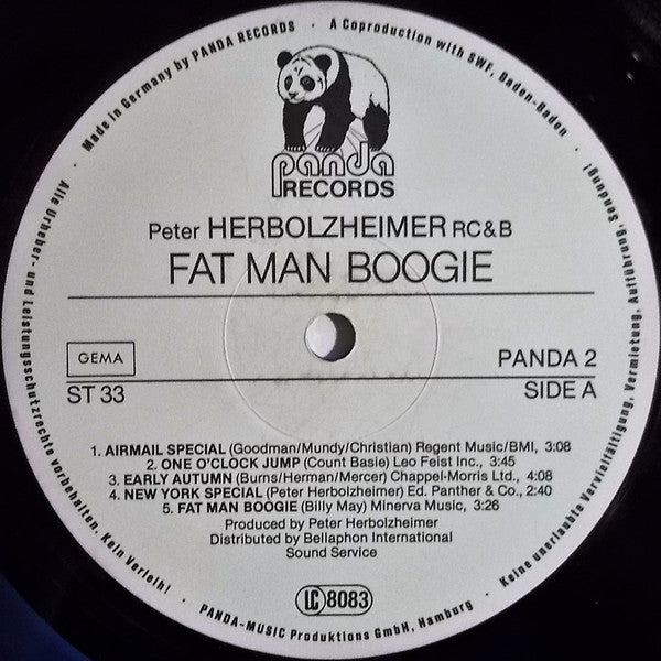Peter Herbolzheimer RC&B* : Fat Man Boogie (A Tribute To Swing) (LP, Album)