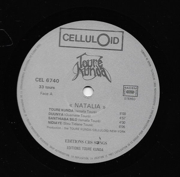 Touré Kunda : Natalia (LP, Album)
