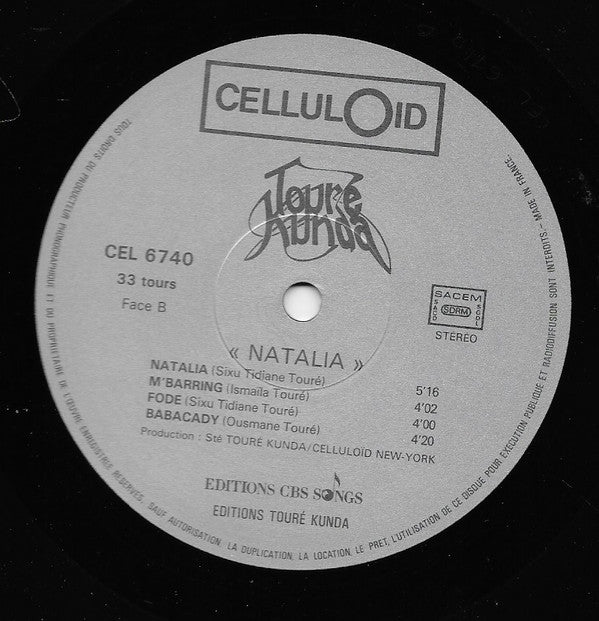 Touré Kunda : Natalia (LP, Album)