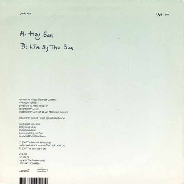 Nancy Elizabeth : Hey Son (7", Single, Ltd, Num)
