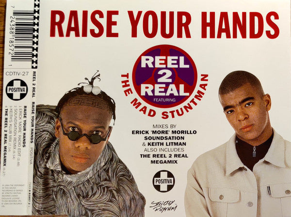 Reel 2 Real Featuring The Mad Stuntman : Raise Your Hands (CD, Single, P/Mixed)