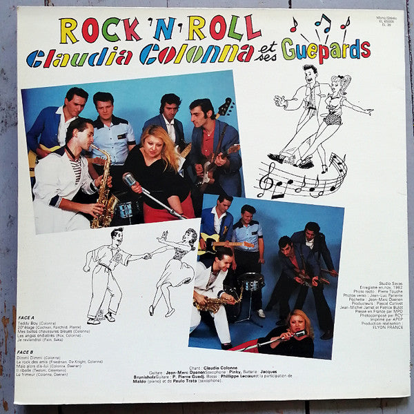 Claudia Colonna Et Ses Guépards : Boop Hoop A Doop (12", Album)