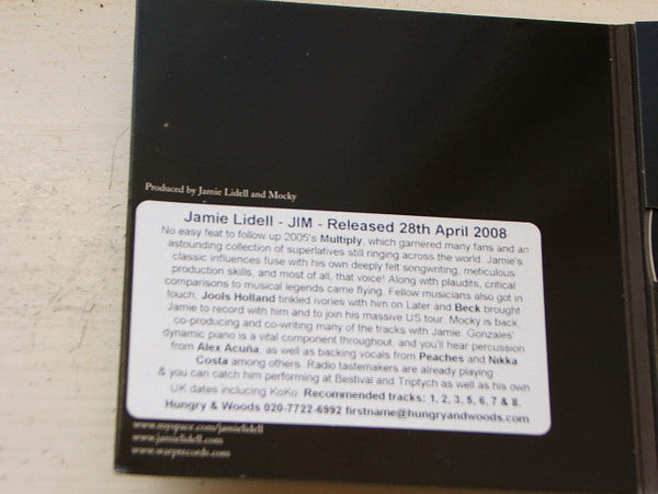 Jamie Lidell : Jim (CD, Album, Promo, Dig)