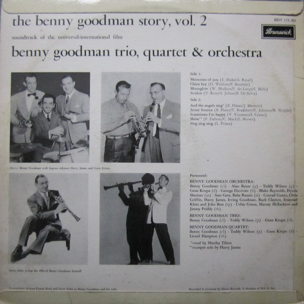 Benny Goodman : The Benny Goodman Story Volume 2 (LP, Comp)