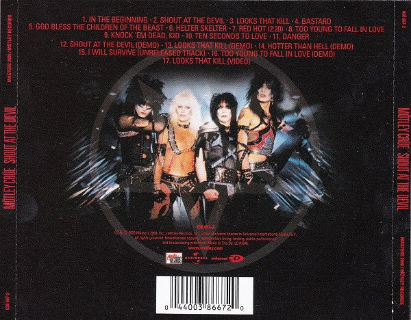 Mötley Crüe : Shout At The Devil (CD, Album, Enh, RE, RM, RP)
