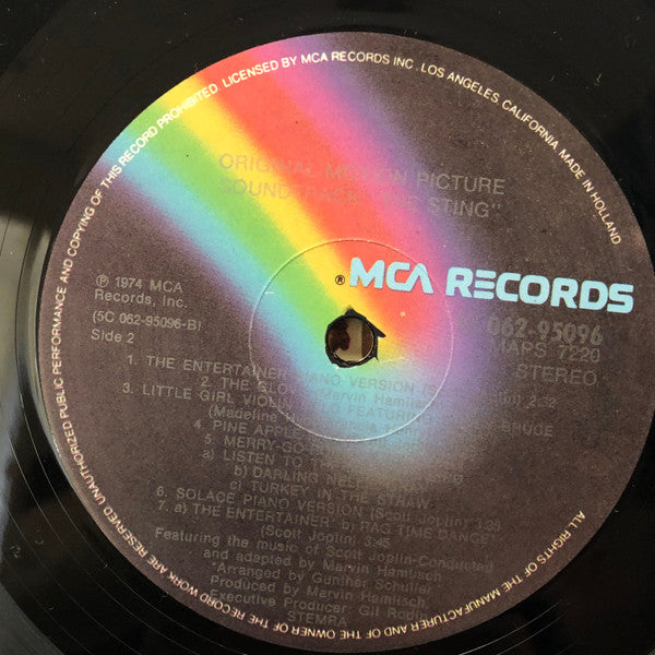 Marvin Hamlisch : The Sting (Original Motion Picture Soundtrack) (LP)