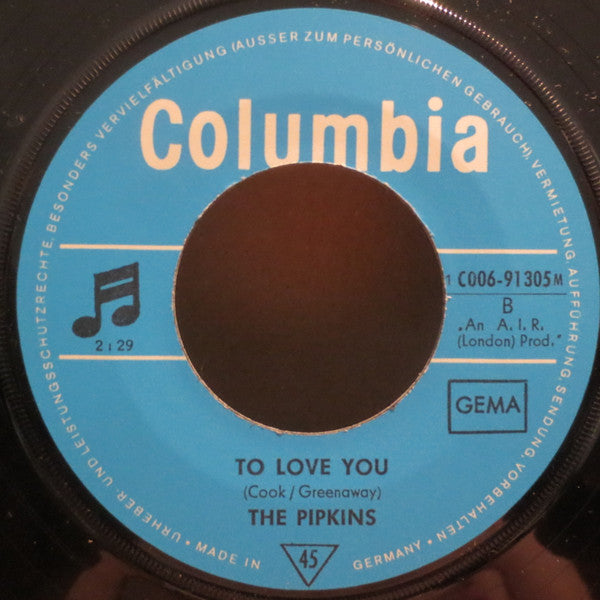 The Pipkins : Gimme Dat Ding (7", Single)