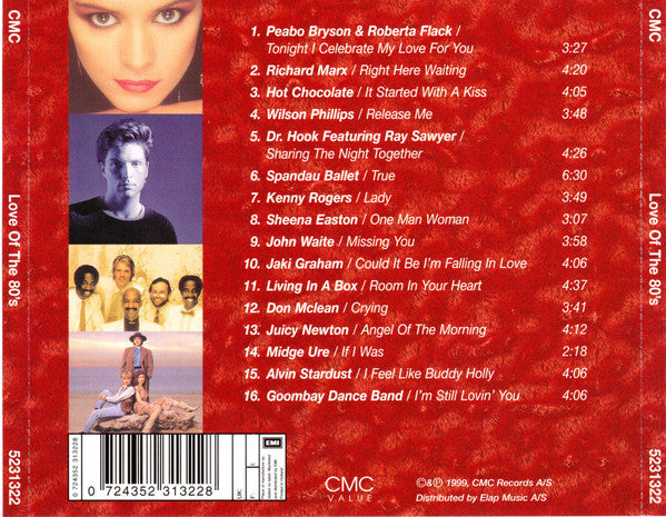 Various : Love Of The 80's (CD, Comp)