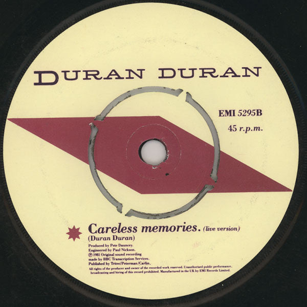 Duran Duran : Hungry Like The Wolf (7", Single, Pus)