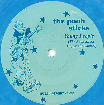 The Pooh Sticks : Young People (7", Single, Blu)