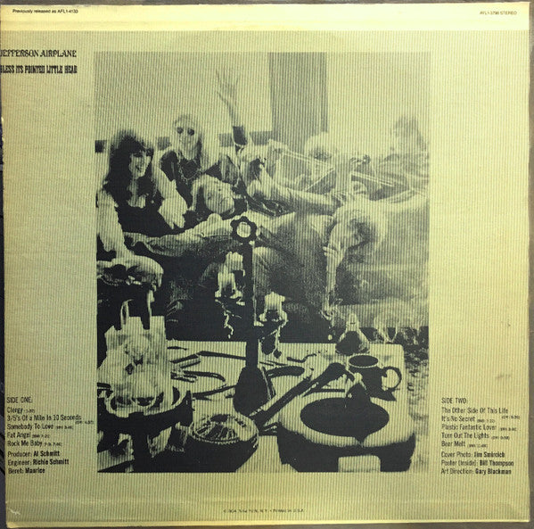 Jefferson Airplane : Bless Its Pointed Little Head (LP, Album, Rep)