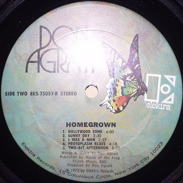 Don Agrati : Homegrown (LP, Album)