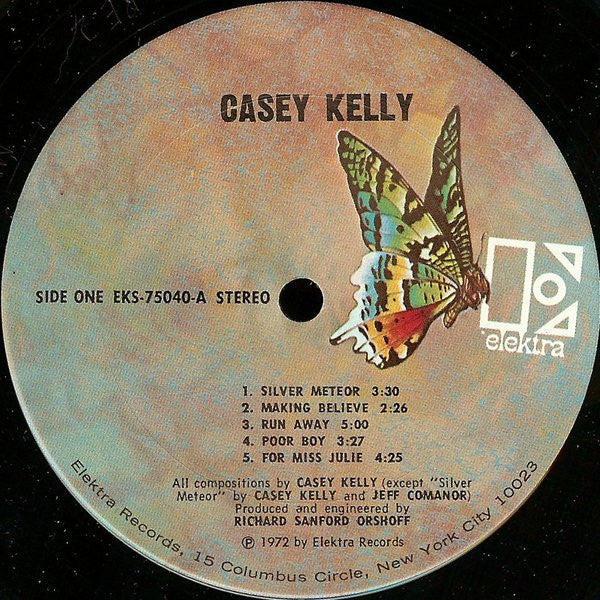Casey Kelly : Casey Kelly (LP, Album, Pit)