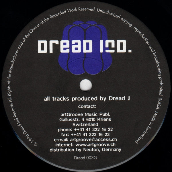 Dread J : Faces E.P. (12", EP)