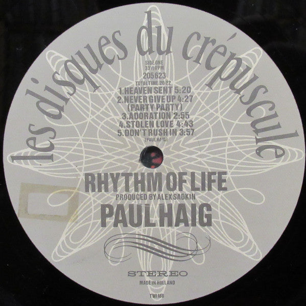 Paul Haig : Rhythm Of Life (LP, Album)