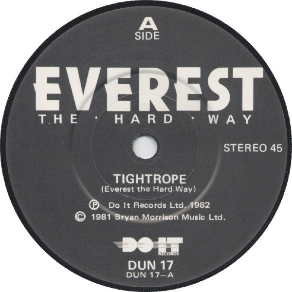 Everest The Hard Way : Tightrope (7")