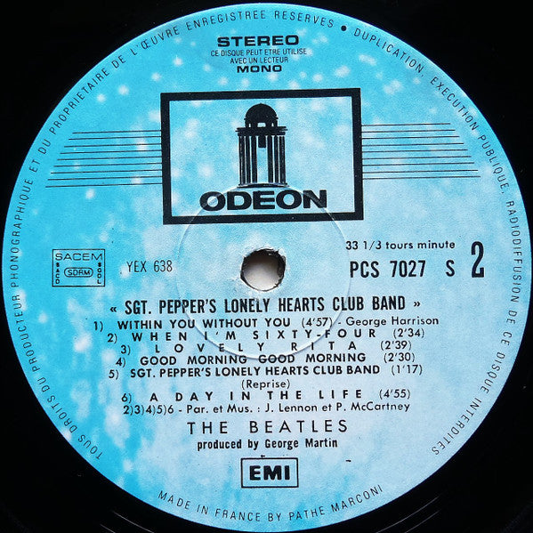 The Beatles : Sgt. Pepper's Lonely Hearts Club Band (LP, Album, RE, Gat)