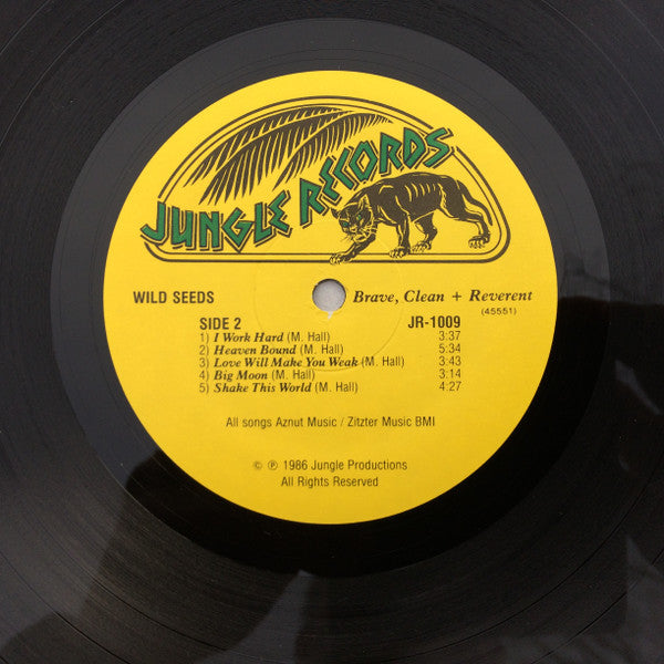 Wild Seeds : Brave, Clean + Reverent (LP, Album)