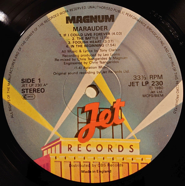Magnum (3) : Marauder (LP, Album, Dis)