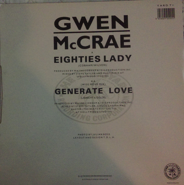 Gwen McCrae : Eighties Lady / Generate Love (12")