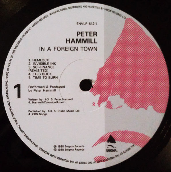 Peter Hammill : In A Foreign Town (LP, Album)