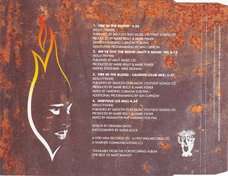 Matt Bianco : Fire In The Blood (CD, Maxi)