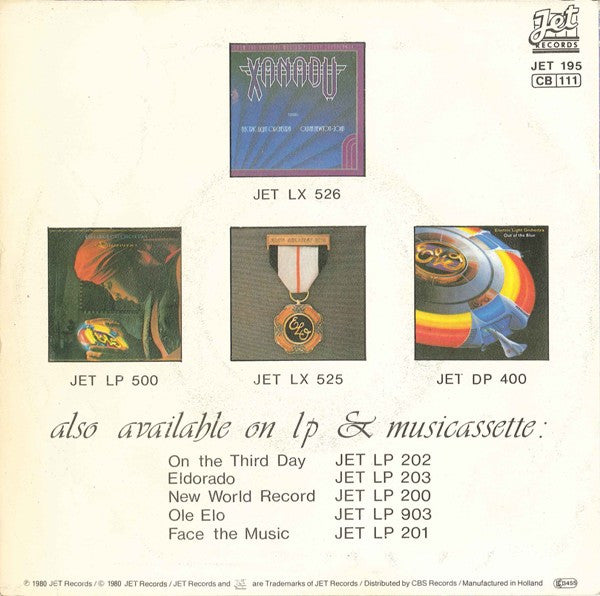 Electric Light Orchestra : All Over The World (7", Single)