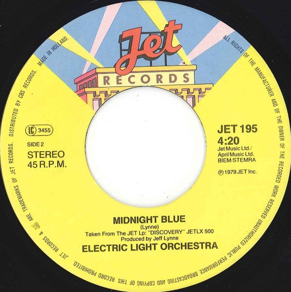 Electric Light Orchestra : All Over The World (7", Single)