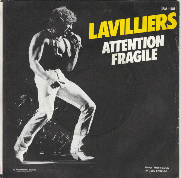 Bernard Lavilliers : Stand The Ghetto (7")