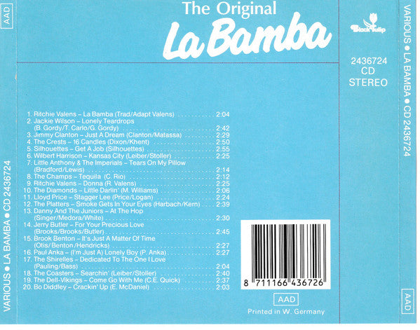 Various : La Bamba (And Other Hits Of The 50's) (CD, Comp)