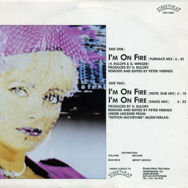 Salico : I'm On Fire (12")