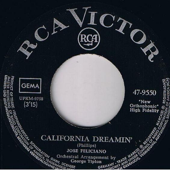 Jose Feliciano* : Light My Fire (7", Single)