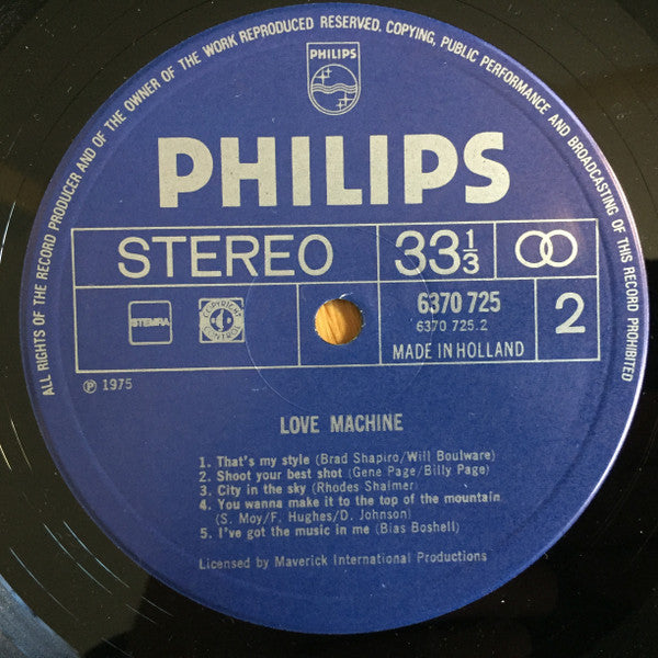 The Love Machine : Love Machine (LP, Album)