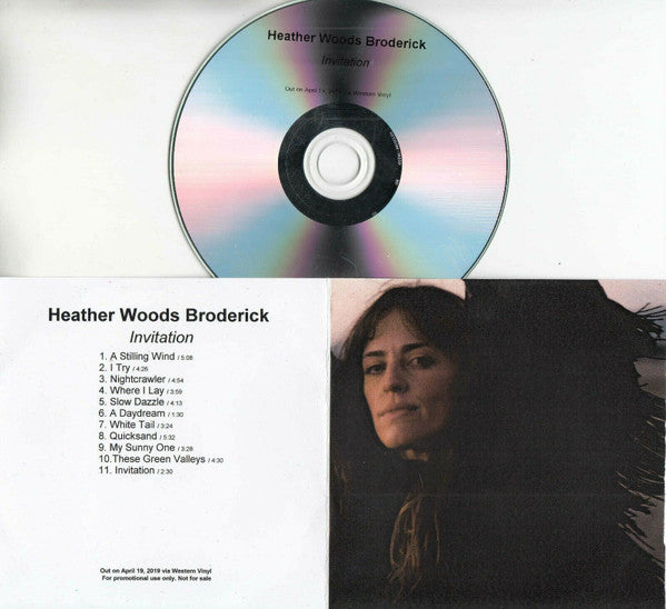 Heather Woods Broderick : Invitation  (CDr, Album, Promo)